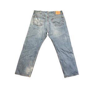 Vintage Levis 501 Original Fit Mens Jeans Light Wash 100% Cotton Made In Mexico